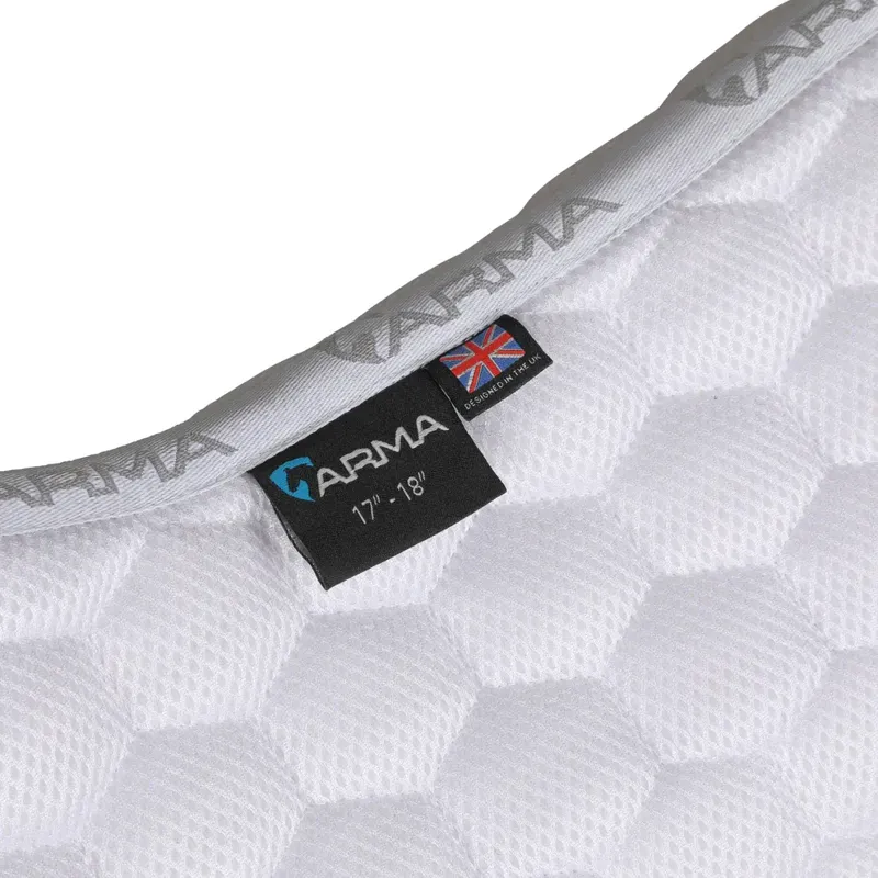 Arma Air Motion Luxe 3D Mesh Saddle Pad - White-3