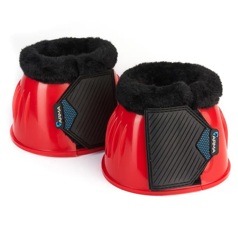 ARMA Comfort Gloss Bell Boots - Red