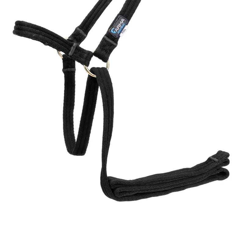ARMA Cushion Web Halter and Lead Rope - Black-2