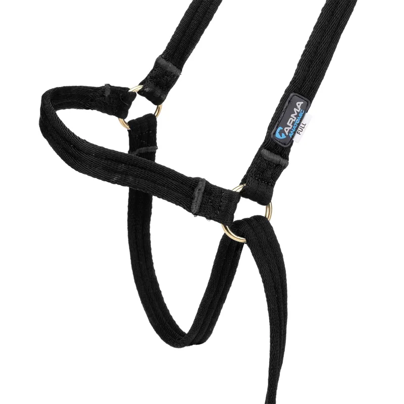ARMA Cushion Web Halter and Lead Rope - Black-6