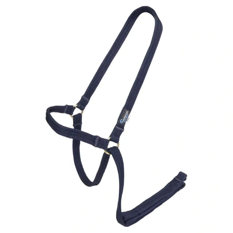 ARMA Cushion Web Halter and Lead Rope - Navy