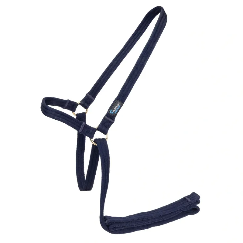 ARMA Cushion Web Halter and Lead Rope - Navy-1