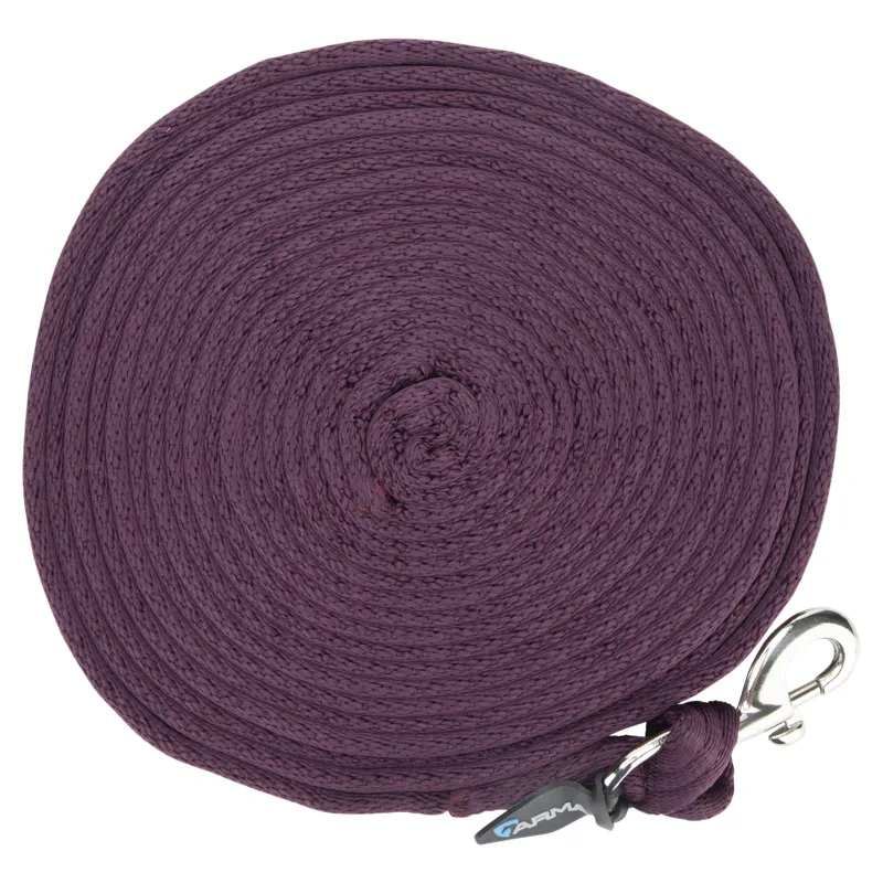 Arma Cushion Web Lunge Line - Black/Cherry-2