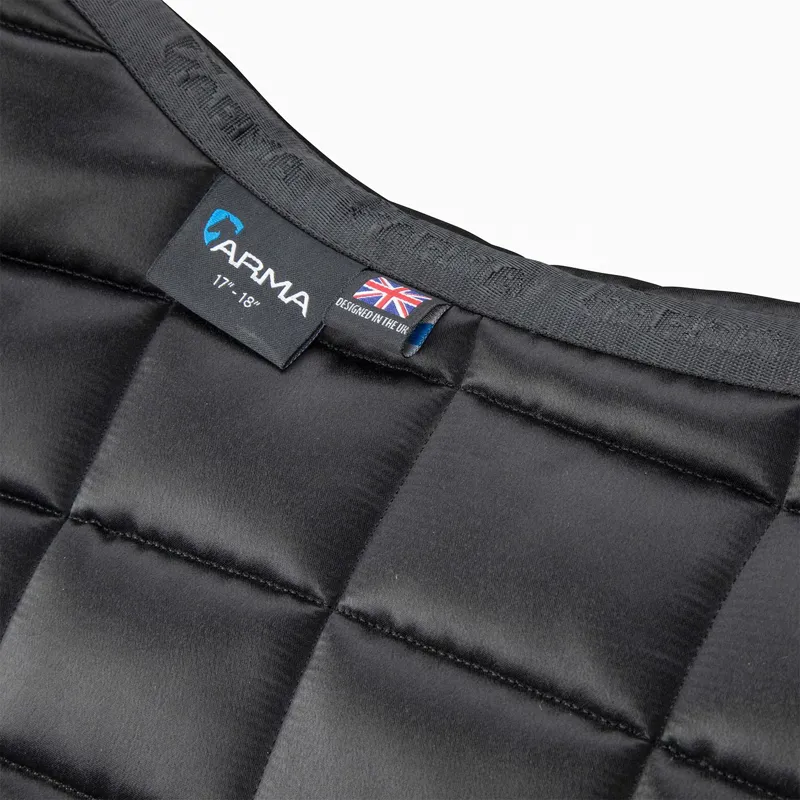 ARMA Eltar Satin GP Saddle Pad - Black-3