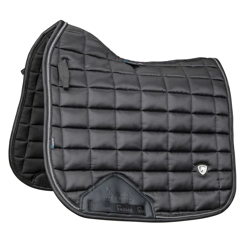 ARMA Eltar Satin Dressage Saddle Pad - Black