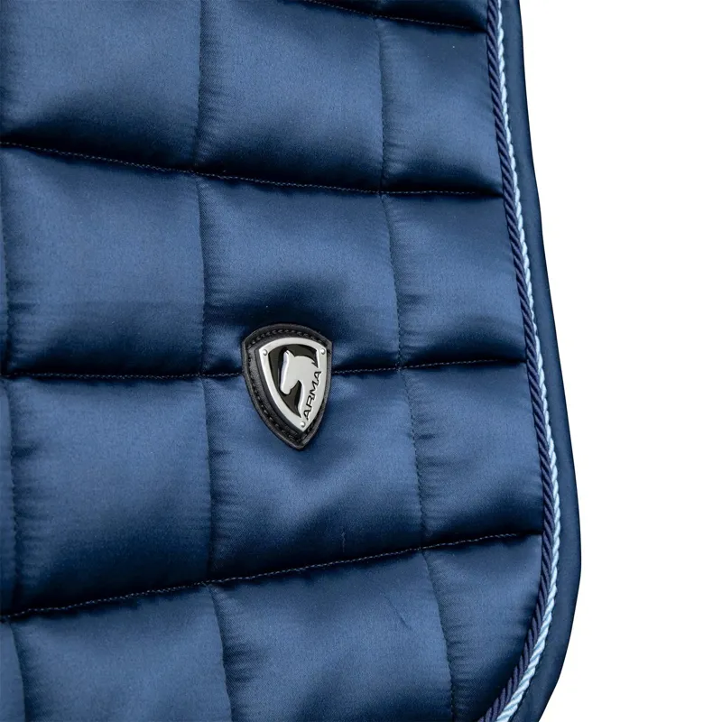 ARMA Eltar Satin Dressage Saddle Pad - Navy-3