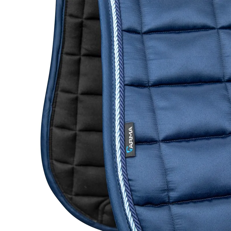 ARMA Eltar Satin Dressage Saddle Pad - Navy-1