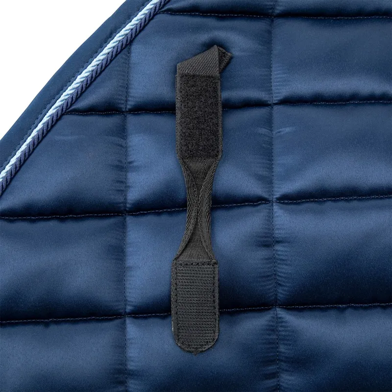 ARMA Eltar Satin Show Jumping Saddle Pad - Navy-1