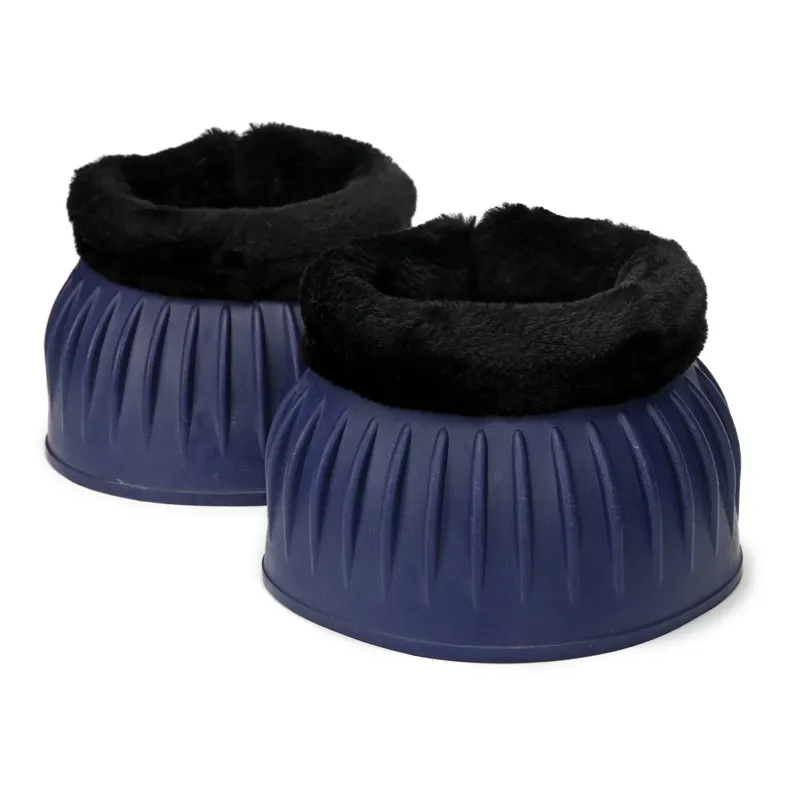 ARMA Fleece Topped Bell Boots - Navy-4