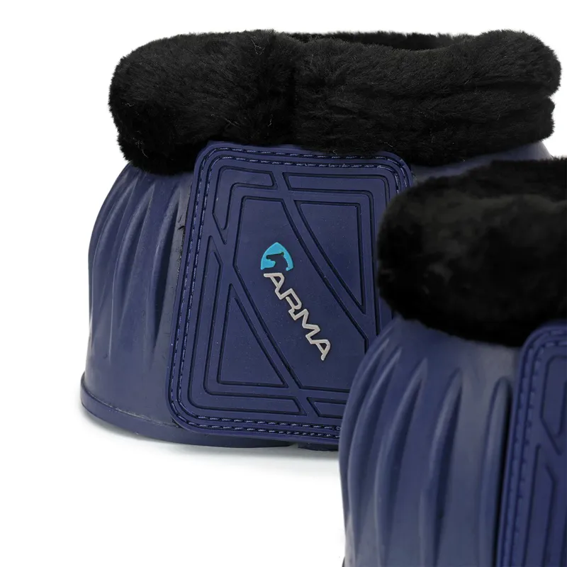 ARMA Fleece Topped Bell Boots - Navy-2