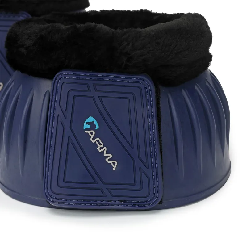 ARMA Fleece Topped Bell Boots - Navy-1