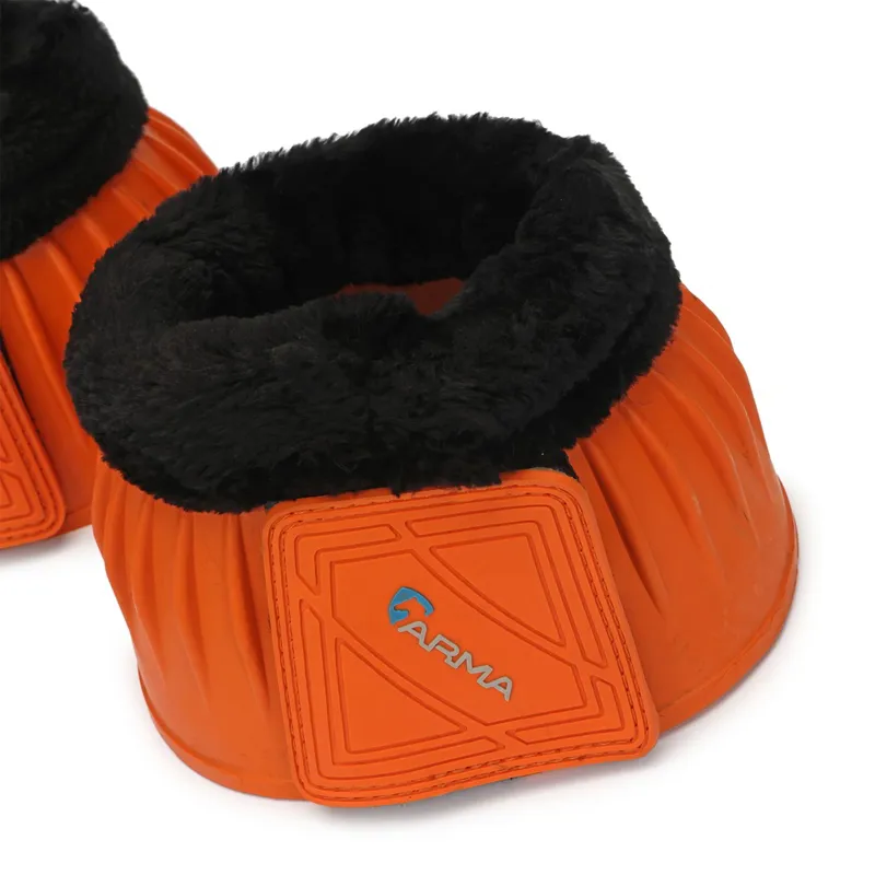 ARMA Fleece Topped Bell Boots - Orange-2