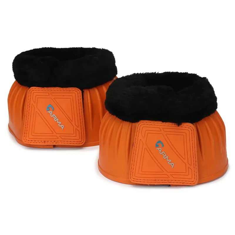 ARMA Fleece Topped Bell Boots - Orange