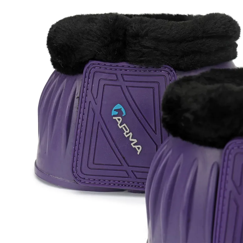ARMA Fleece Topped Bell Boots - Purple-1