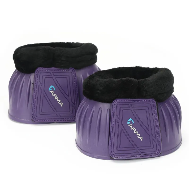 ARMA Fleece Topped Bell Boots - Purple