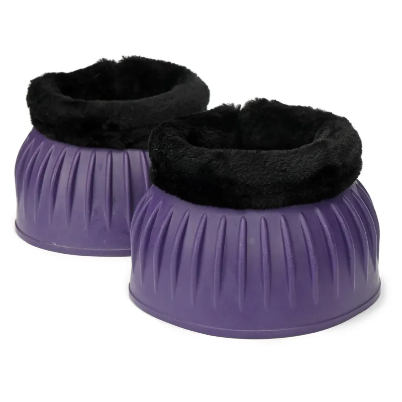 ARMA Fleece Topped Bell Boots - Purple-3