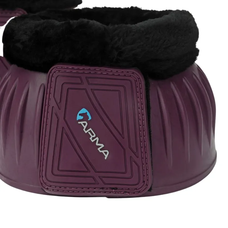 ARMA Fleece Topped Bell Boots - Black Cherry-4