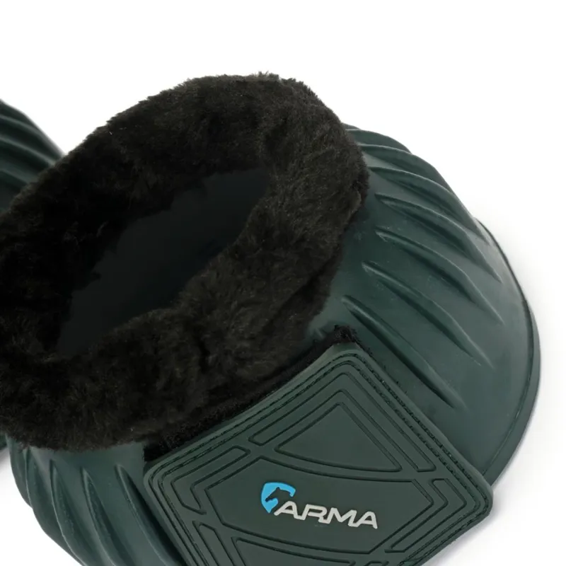 ARMA Fleece Topped Bell Boots - Green-3