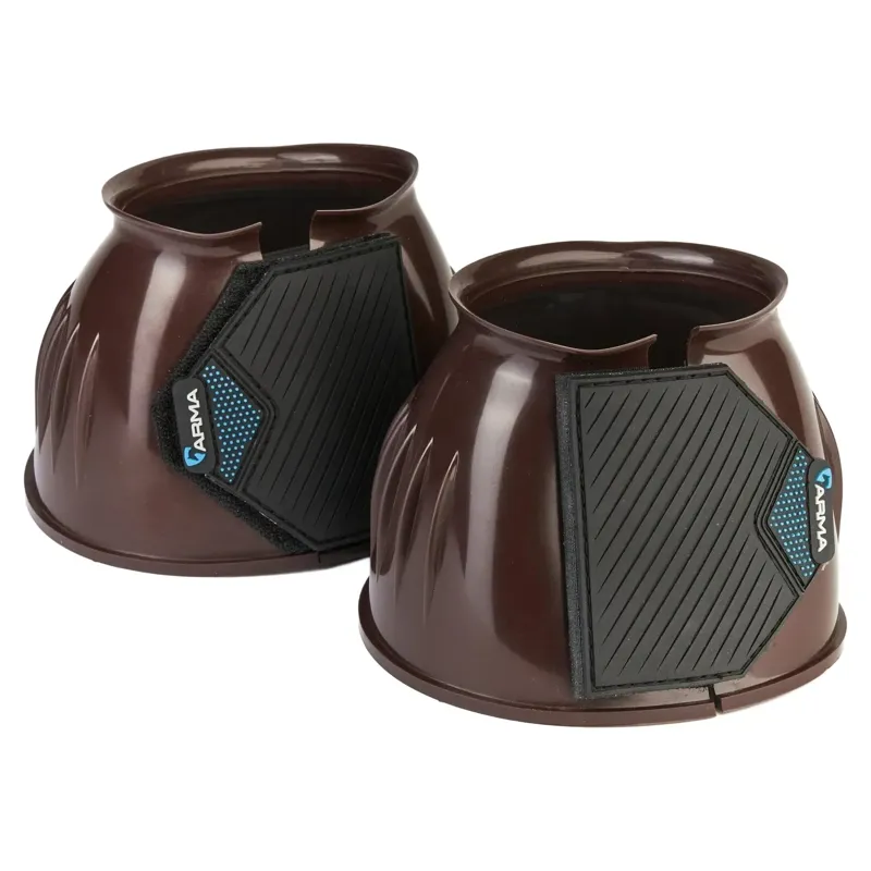 ARMA Gloss Bell Boots - Brown