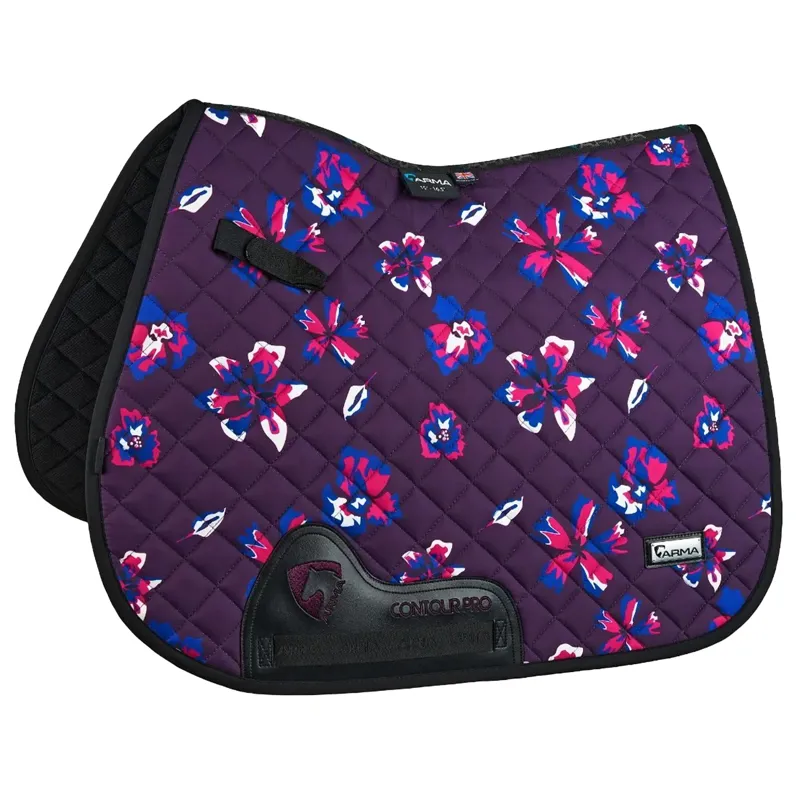 ARMA Hyde Park Young Rider Contour Pro Saddle Pad - Flower