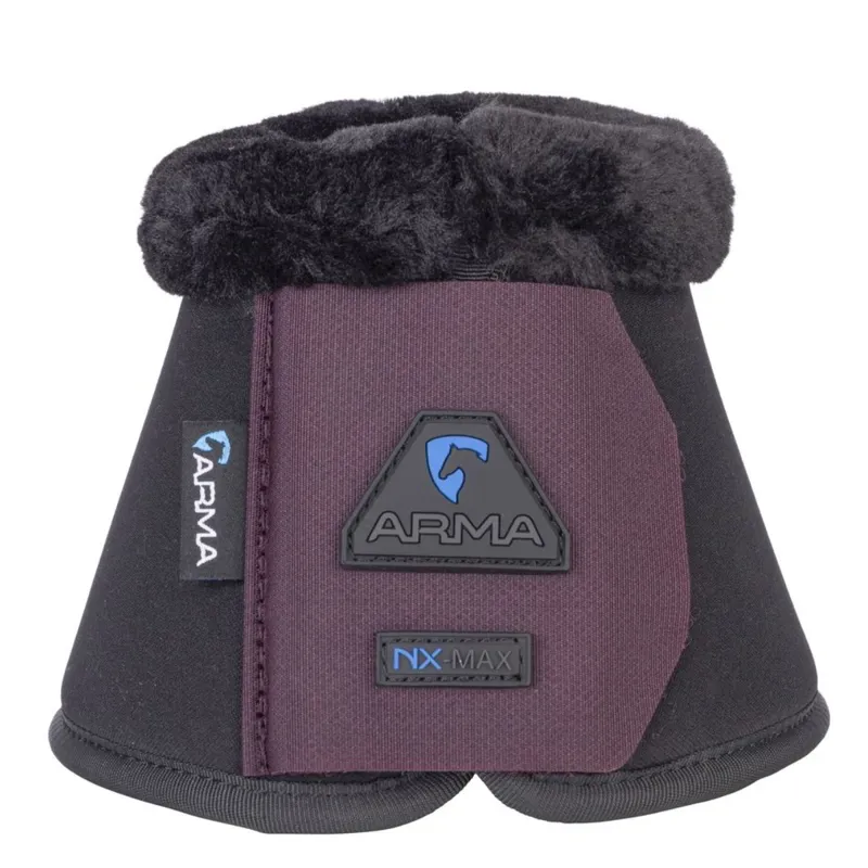 ARMA SupaFleece Neoprene Bell Boots - Black/Cherry-1