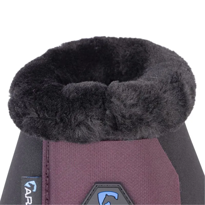 ARMA SupaFleece Neoprene Bell Boots - Black/Cherry-2