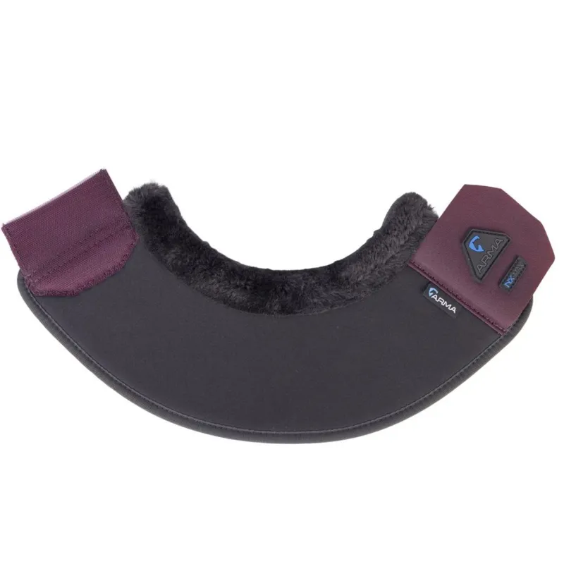 ARMA SupaFleece Neoprene Bell Boots - Black/Cherry-4