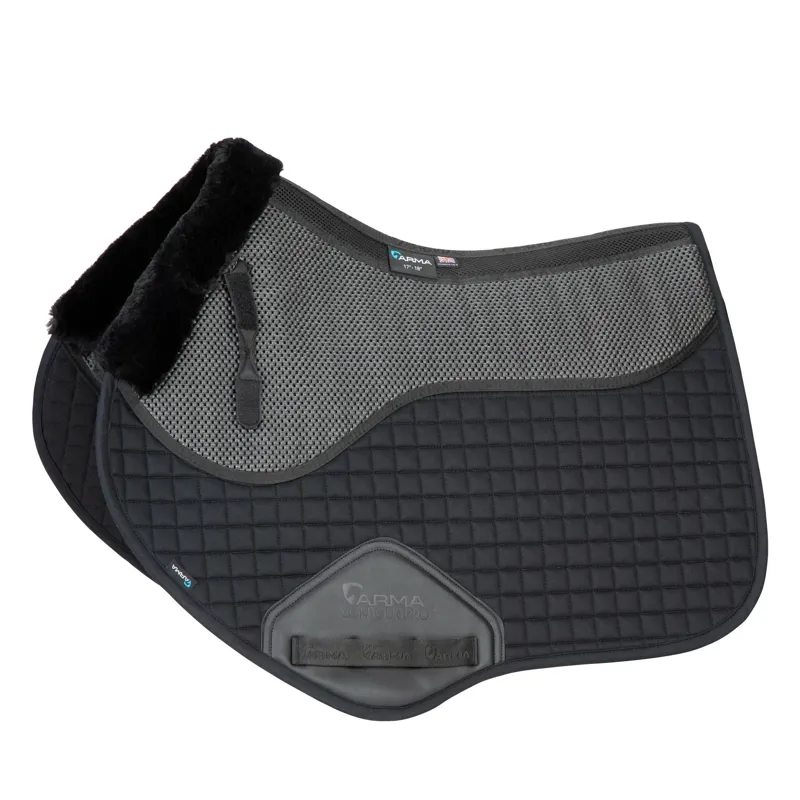 ARMA Soft Grip Jump Saddle Pad - Black
