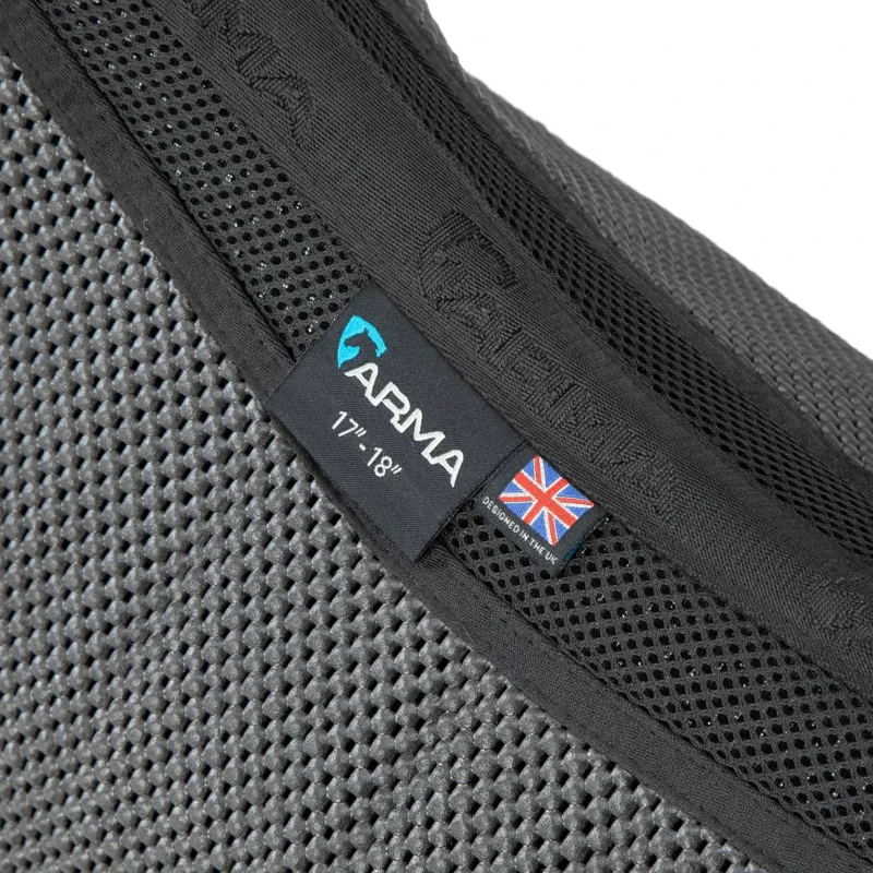 ARMA Soft Grip Jump Saddle Pad - Black-7