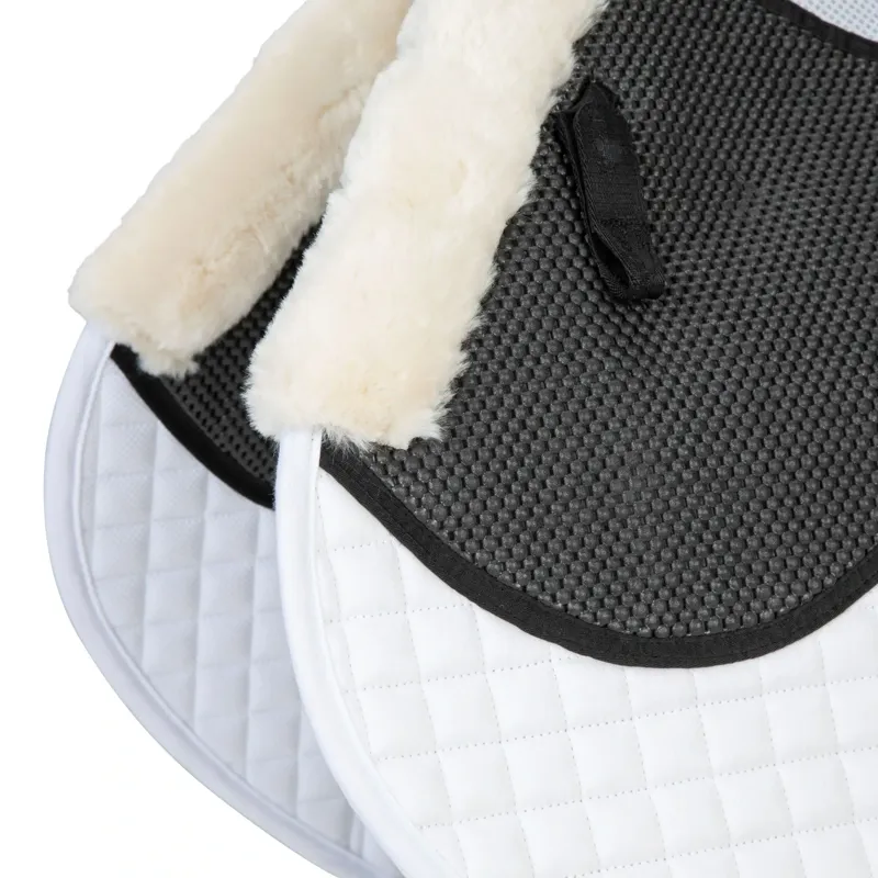 ARMA Soft Grip Jump Saddle Pad - White-4