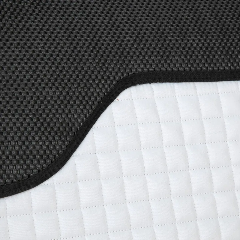 ARMA Soft Grip Dressage Saddle Pad - White-9