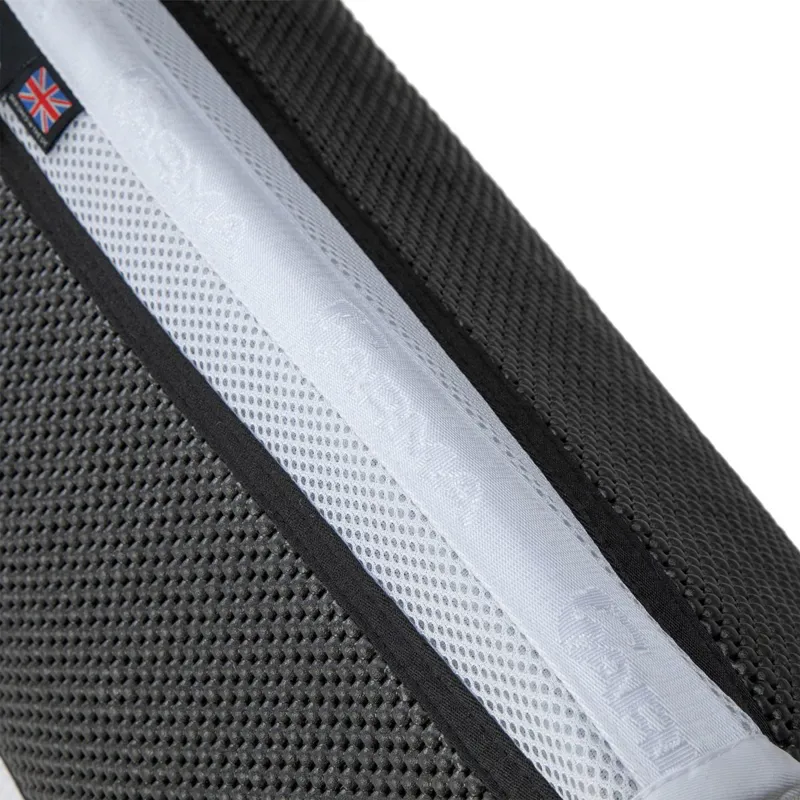 ARMA Soft Grip Dressage Saddle Pad - White-8