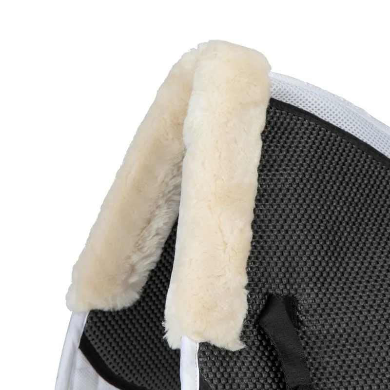 ARMA Soft Grip Dressage Saddle Pad - White-3