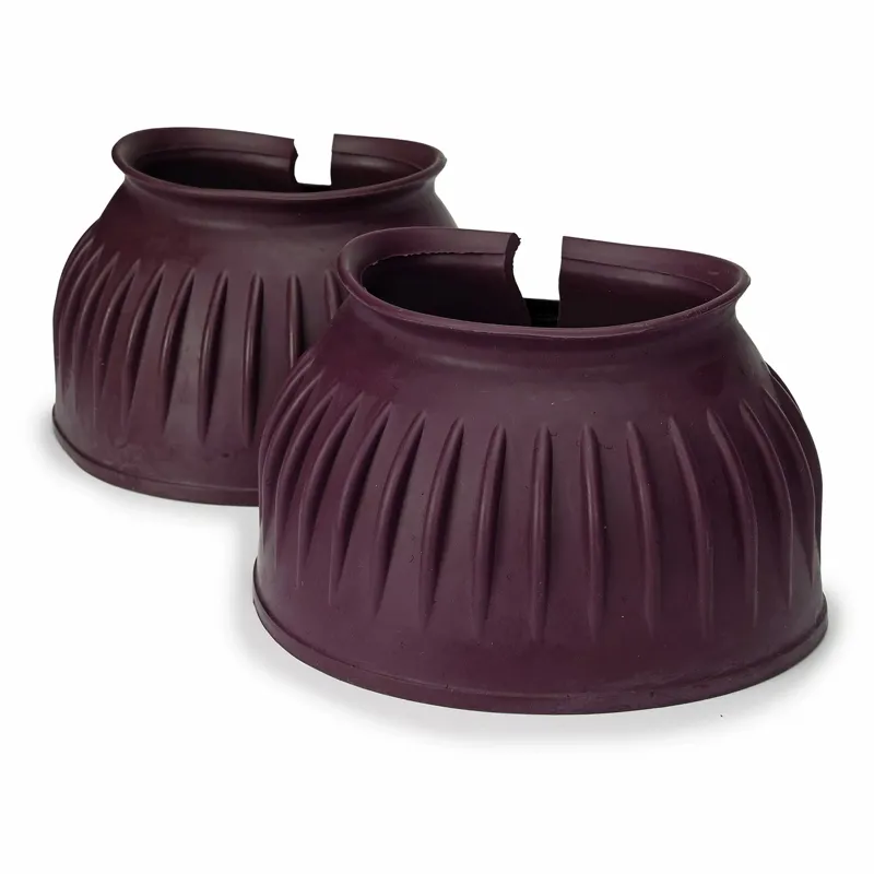ARMA Hook and Loop Bell Boots - Black Cherry-1