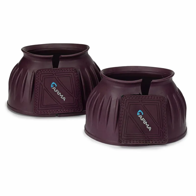 ARMA Hook and Loop Bell Boots - Black Cherry