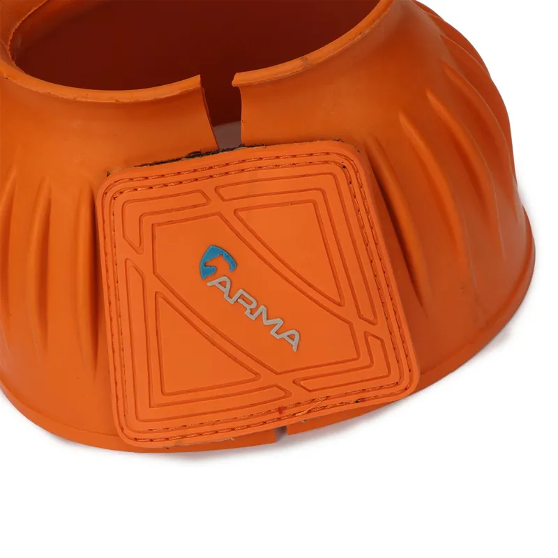ARMA Hook-and-Loop Bell Boots - Orange-1