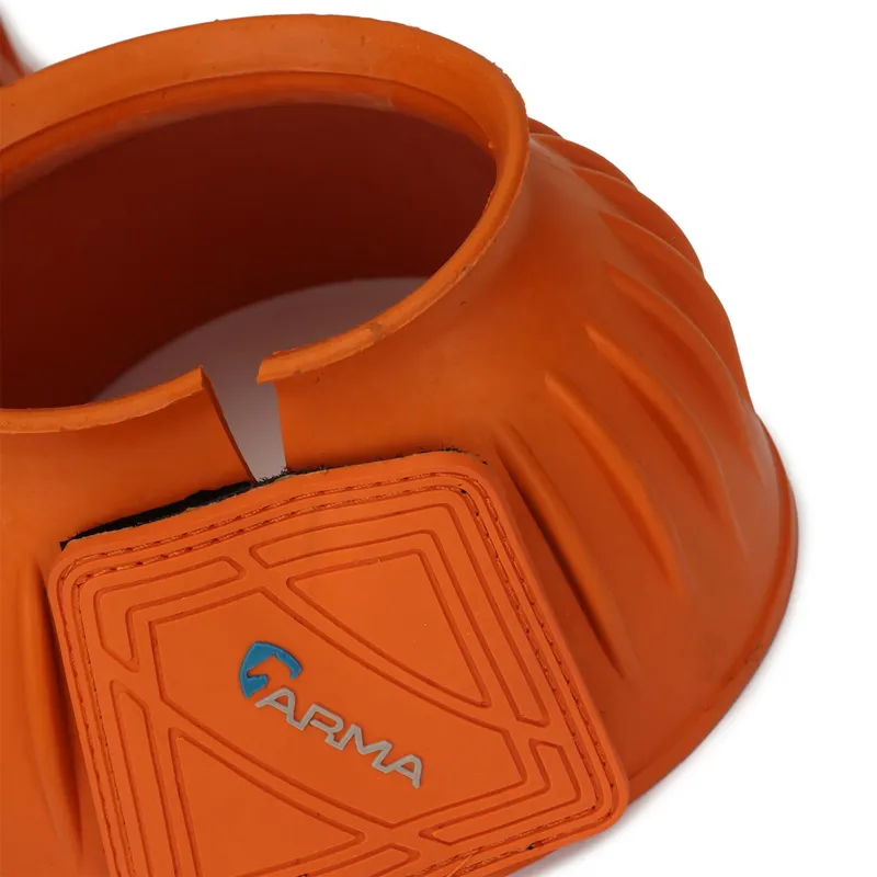 ARMA Hook-and-Loop Bell Boots - Orange-2