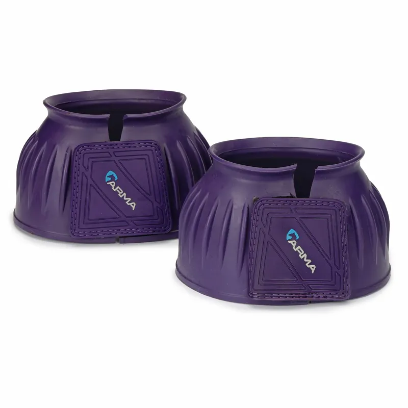 ARMA Hook and Loop Bell Boots - Purple