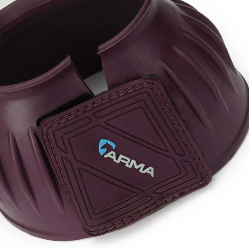 ARMA Hook and Loop Bell Boots - Black Cherry-3