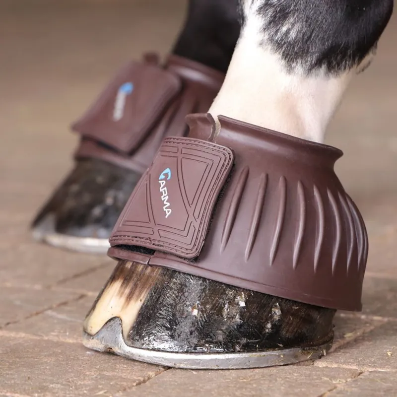 ARMA Hook and Loop Bell Boots - Brown-4
