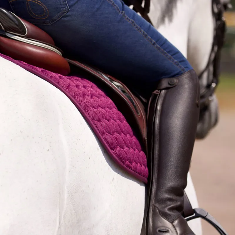 Arma Air Motion Luxe 3D Mesh Saddle Pad - Plum-1