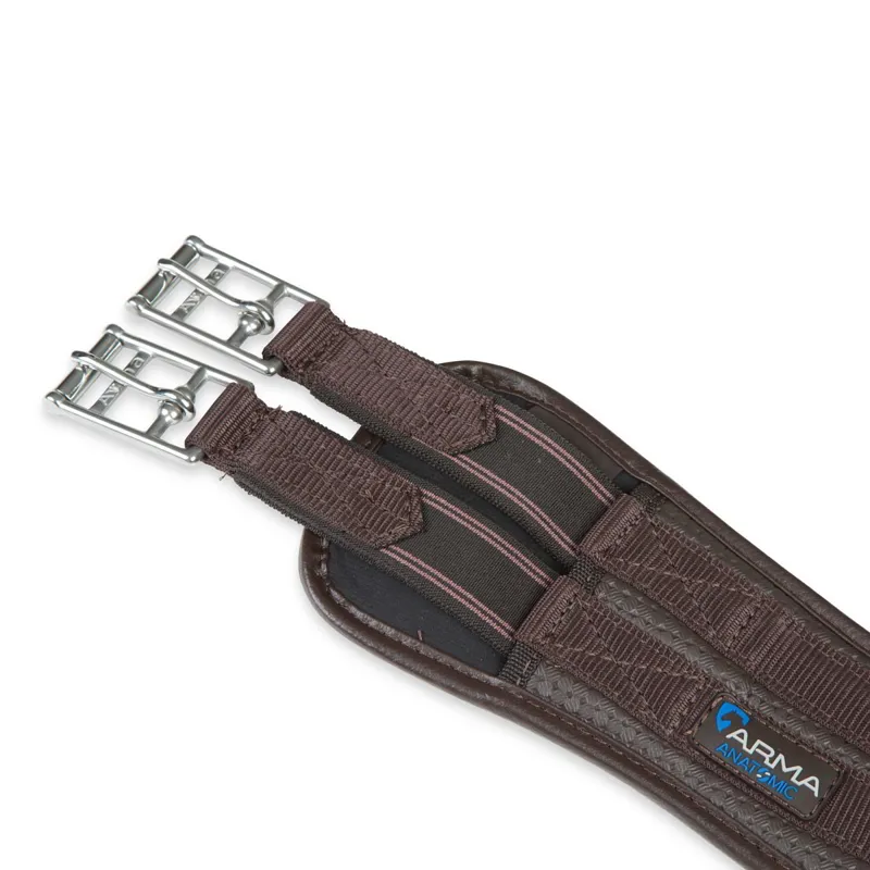 ARMA Anatomical Anti-Chafe Elastic Girth - Brown-1