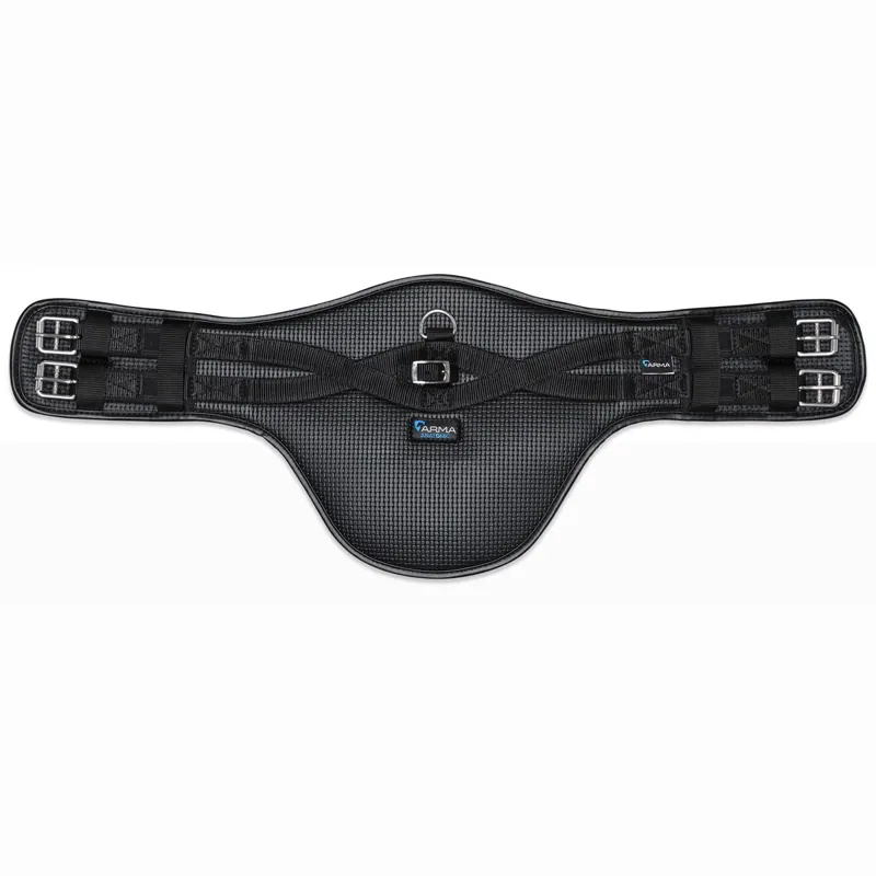 ARMA Anti-Chafe Short Stud Guard Girth - Black