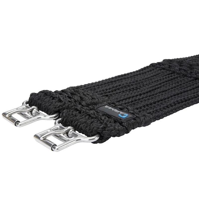 ARMA Braided Cord Girth-Black-2