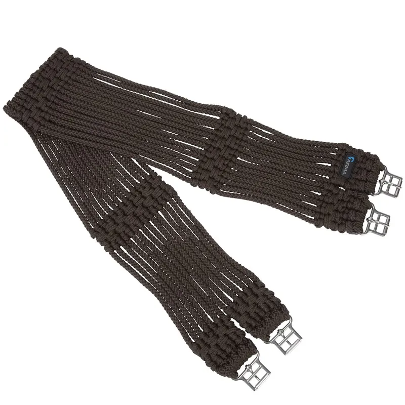 ARMA Braided Cord Girth - Brown