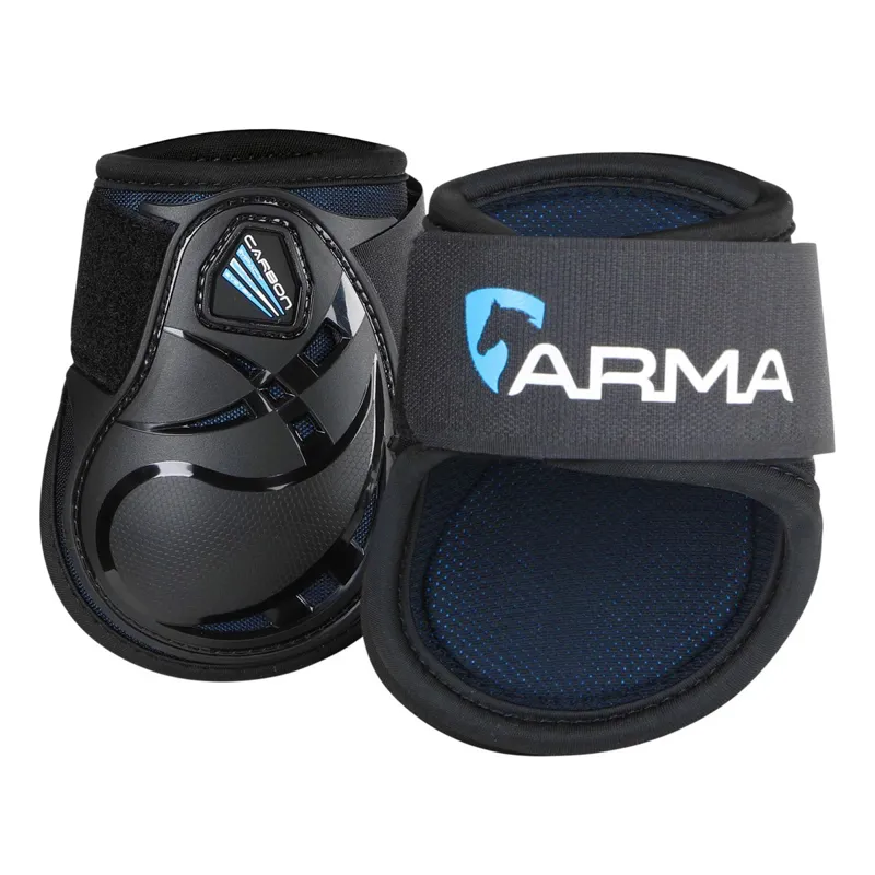 ARMA Carbon Fetlock Boots - Black/Blue