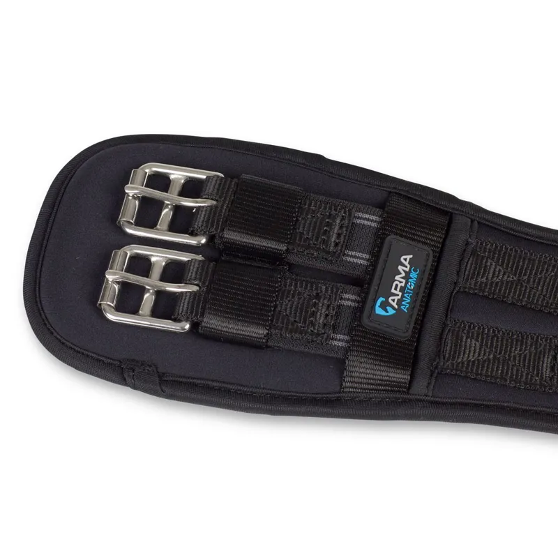 ARMA Memory Foam Dressage Girth - Black-1