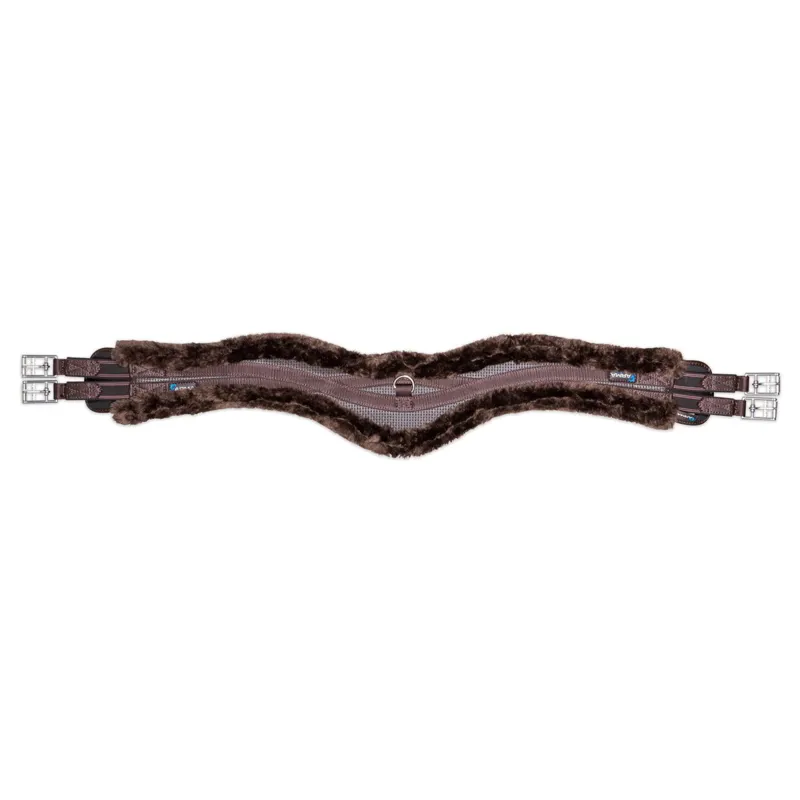 ARMA SupaFleece Anatomical Girth with Elastic - Brown-1