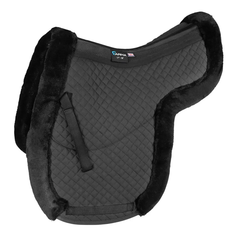 ARMA Performance Fully Lined Saddle Pad - Black