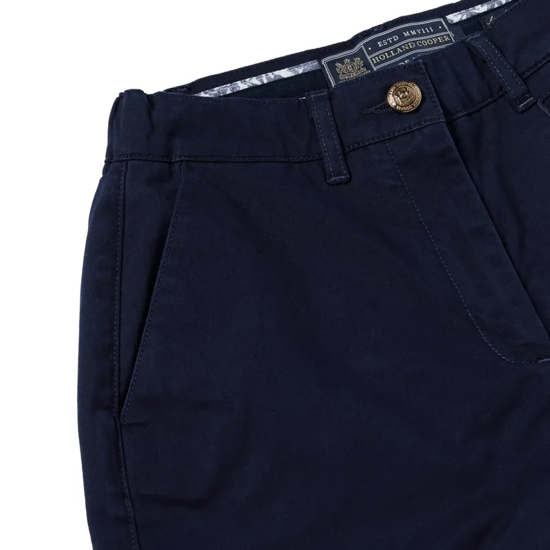 Holland Cooper Arnesby Chino Women's Shorts - Ink Navy-8
